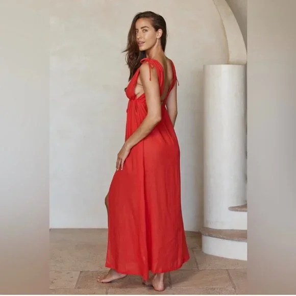 open lace back dress Montego Bandeau Dress main image 1